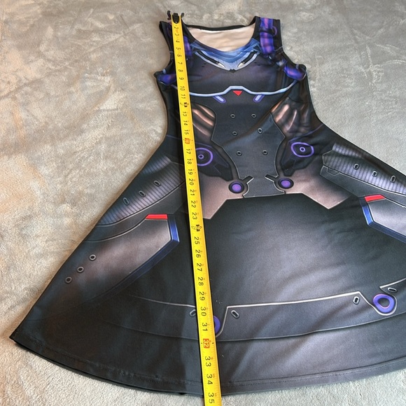 🎯Rare Overwatch x Wild Bangarang Moira Skater Dress Moira Size Medium - Picture 13 of 16